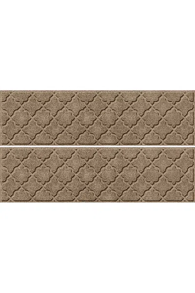 Lands' End Matterly 8.5" X 30" Cordova Waterhog Stair Treads - Set Of 4 In Multi