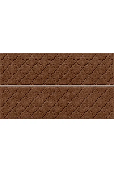 Lands' End Matterly 8.5" X 30" Cordova Waterhog Stair Treads - Set Of 4 In Multi
