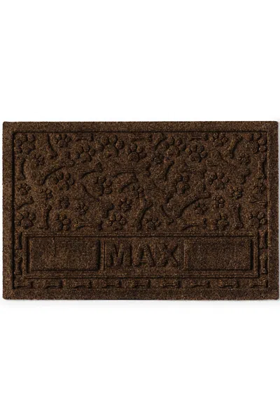 Lands' End Matterly Waterhog Dog Mat Paws In Brown