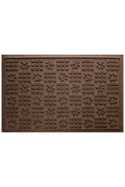 Lands' End Matterly Waterhog Dog Mat Paws In Brown