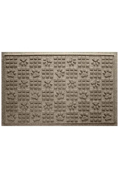 Lands' End Matterly Waterhog Dog Mat Paws In Brown