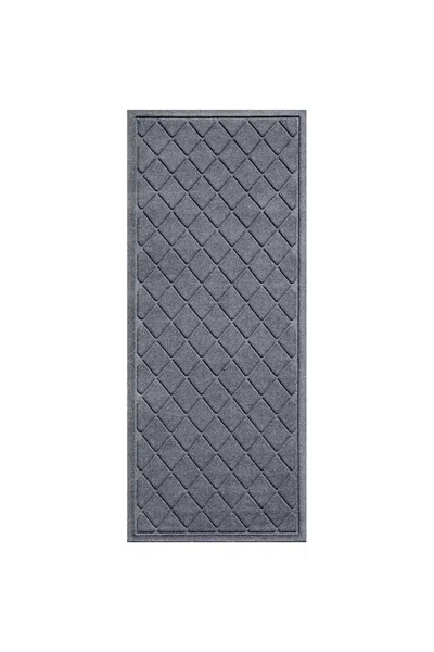 Lands' End Matterly Waterhog Doormat Argyle In Blue