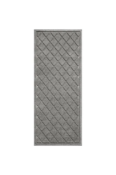Lands' End Matterly Waterhog Doormat Argyle In Gray