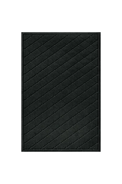 Lands' End Matterly Waterhog Doormat Argyle In Black