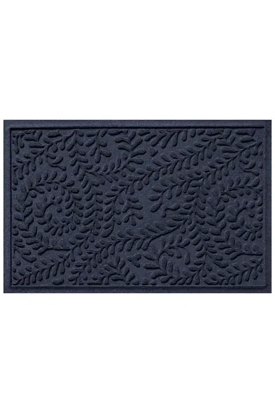 Lands' End Matterly Waterhog Doormat Boxwood In Blue