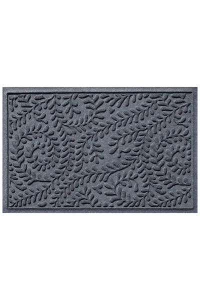 Lands' End Matterly Waterhog Doormat Boxwood In Blue
