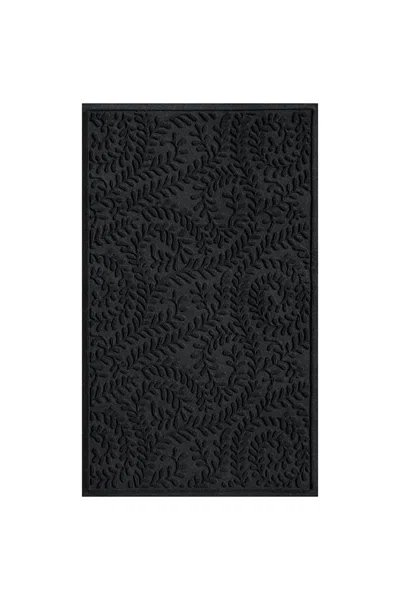 Lands' End Matterly Waterhog Doormat Boxwood In Black