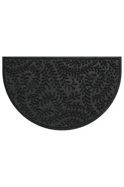 Lands' End Matterly Waterhog Doormat Boxwood In Black