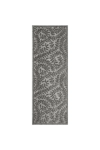 Lands' End Matterly Waterhog Doormat Boxwood In Gray