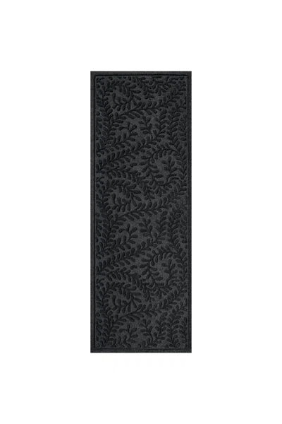 Lands' End Matterly Waterhog Doormat Boxwood In Black