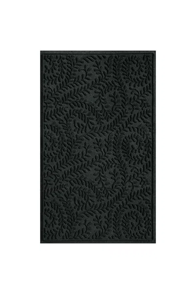 Lands' End Matterly Waterhog Doormat Boxwood In Black