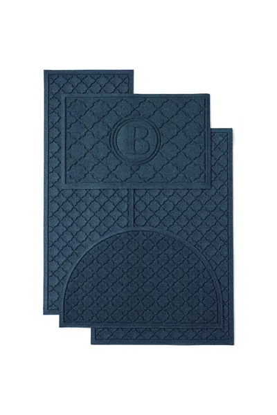 Lands' End Matterly Waterhog Doormat Cordova In Blue