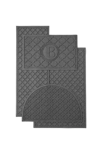Lands' End Matterly Waterhog Doormat Cordova In Gray