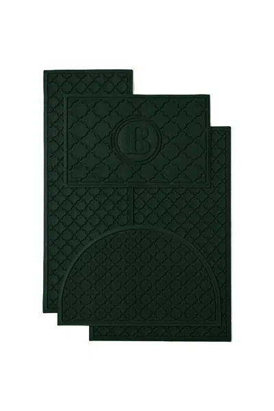 Lands' End Matterly Waterhog Doormat Cordova In Green