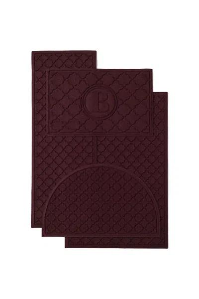 Lands' End Matterly Waterhog Doormat Cordova In Burgundy