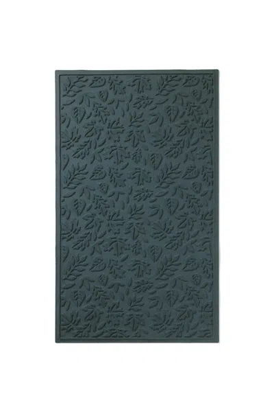 Lands' End Matterly Waterhog Doormat Foliage In Blue