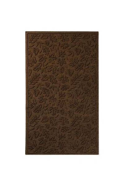 Lands' End Matterly Waterhog Doormat Foliage In Brown