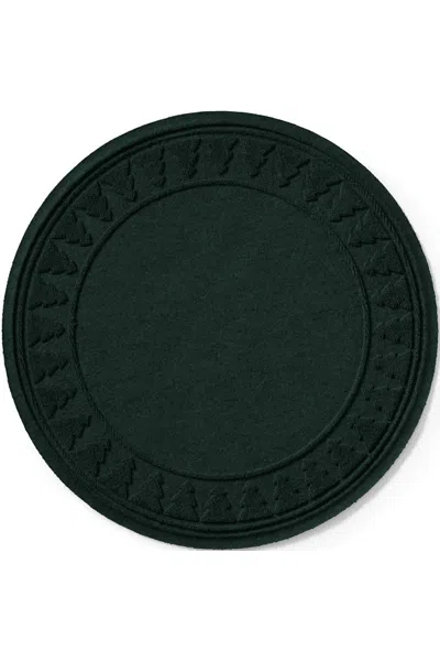 Lands' End Matterly Waterhog Floor Mat Pine Trees In Green