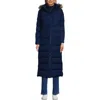 Lands' End Max 600 Down Long Maxi Coat In Blue