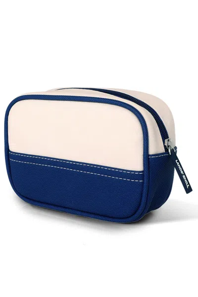 Lands' End Medium Travel Dopp Kit Toiletry Bag In Blue