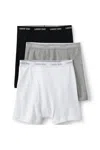 Lands' End Men's 3 Pack Knit Boxer Briefs In Multi