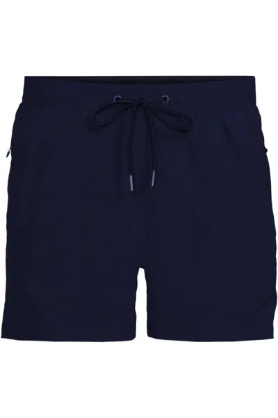 Lands' End Men's 5 Inch Volley Swim Trunk In Blue