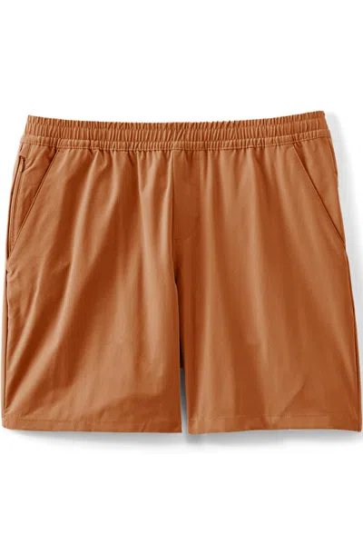 Lands' End Men's 6.5" Athletic Short In Brown