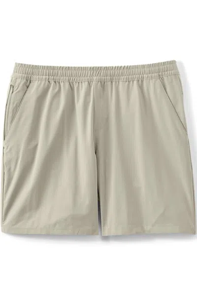 Lands' End Men's 6.5" Athletic Short In Neutral