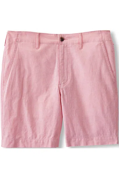 Lands' End Men's 7" Classic Fit Linen Cotton Short In Multi