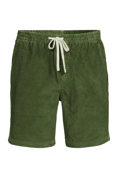 Lands' End Men's 7" Deck Short In Green