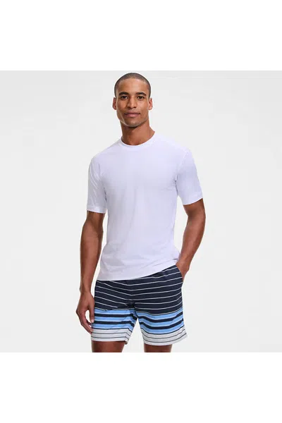 Lands' End Men's 7 Inch Volley Hydroliner Swim Trunks In Blue