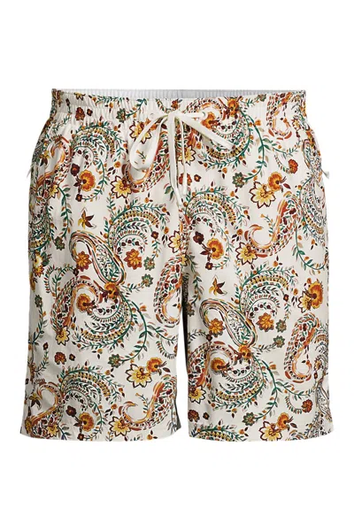 Lands' End Men's 7 Inch Volley Hydroliner Swim Trunks In Multi