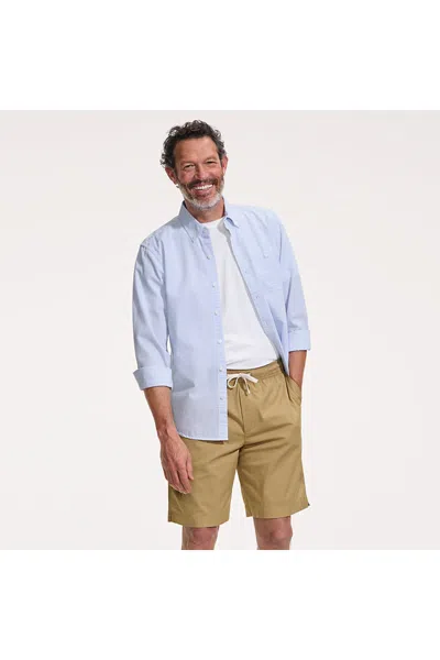 Lands' End Men's 9" Classic Fit Lightweight Twill Deck Short In Multi