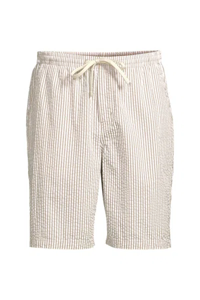 Lands' End Men's 9" Deck Short In Neutral