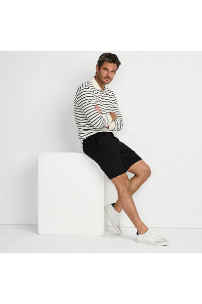 Lands' End Men's 9" Flex Golf Short In Black