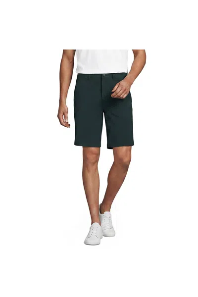 Lands' End Men's 9" Flex Golf Short In Green