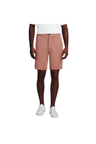 Lands' End Men's 9" Flex Golf Short In Pink