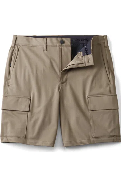 Lands' End Men's 9 Inch Flex Performance Cargo Short In Neutral