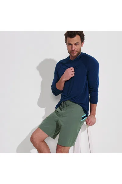 Lands' End Men's 9" Quick Dry Board Shorts In Blue