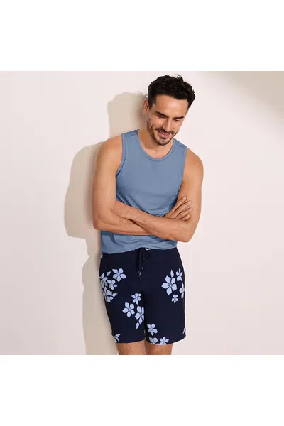 Lands' End Men's 9" Quick Dry Board Shorts In Blue