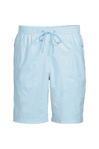 Lands' End Men's 9" Volley Hydroliner Swim Trunks In Blue
