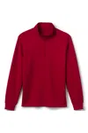 Lands' End School Uniform  Quarter Zip Pullover In Red