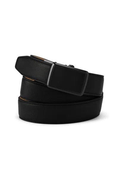 Lands' End Men's Adjustable Slide Belt In Black