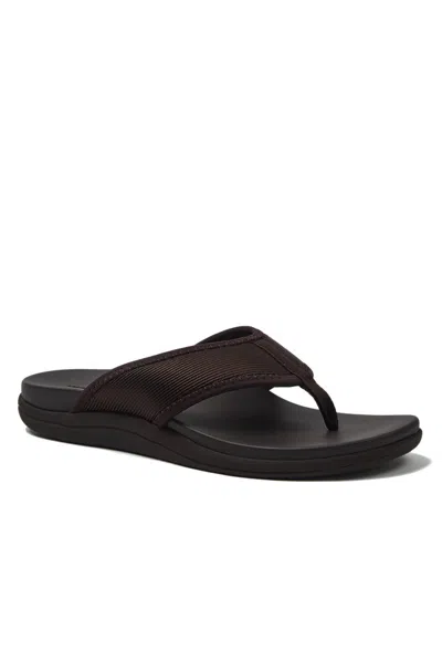 Lands' End Men's All Day Comfort Flip Flops In Brown