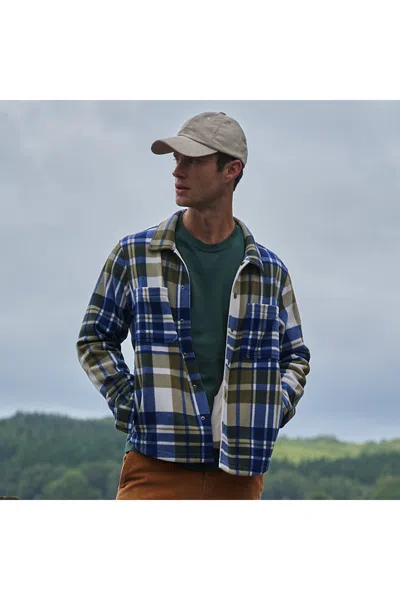 Lands' End Men's Anyweather Fleece Shirt Jacket In Multi