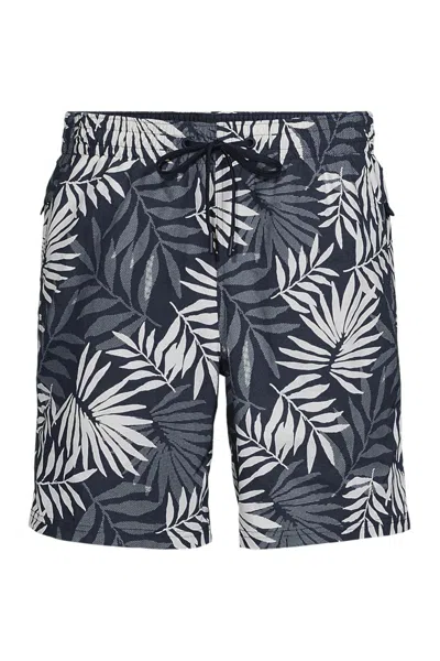 Lands' End Men's Big 7 Inch Volley Hydroliner Swim Trunks In Black
