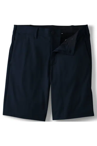 Lands' End Men's Big 9" Flex Golf Short In Blue