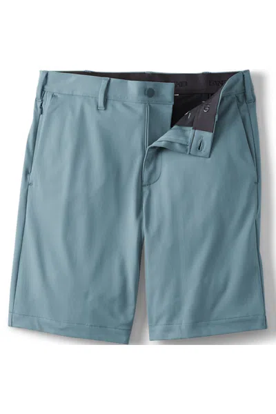 Lands' End Men's Big 9" Flex Golf Short In Blue