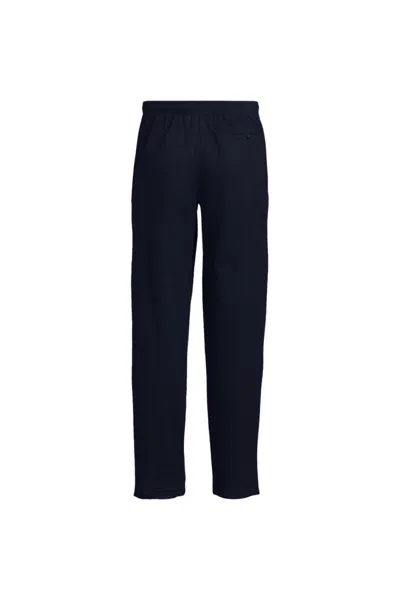 Lands' End Men's Big And Tall Jersey Knit Pant In Blue