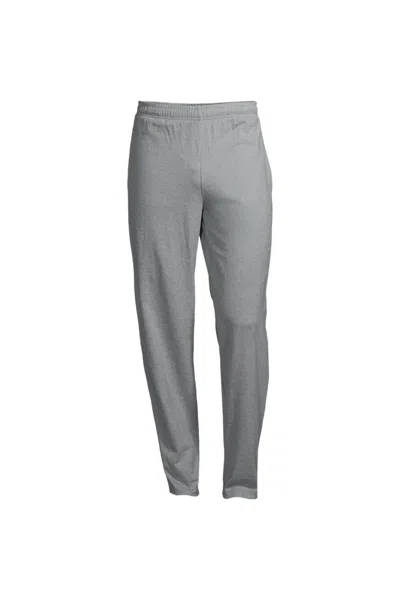 Lands' End Men's Big And Tall Jersey Knit Pant In Gray